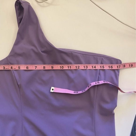 Outdoor Voices || One Shoulder Exercise Dress Lavender Purple XL