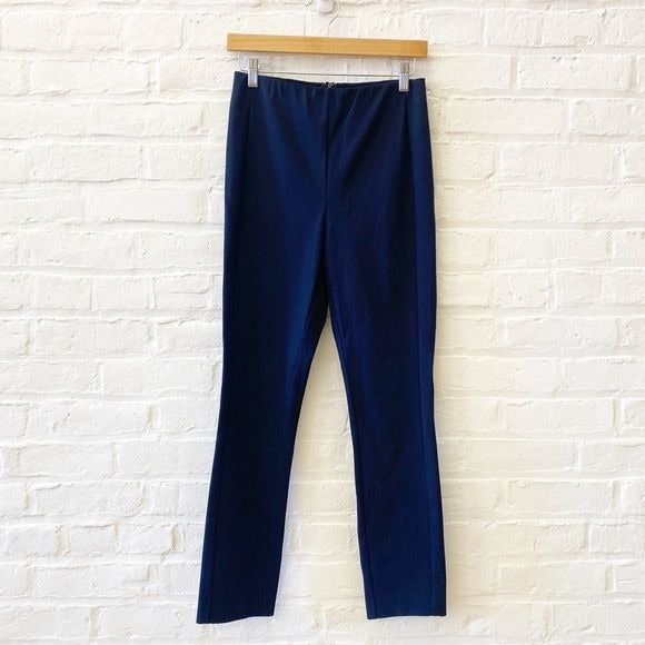 Rag & Bone || Simone Slim Stretch Dress Pants Ankle Back Zip Navy Blue 6