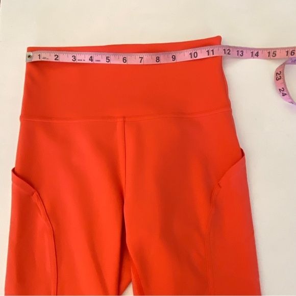 Lululemon || Mastered Motion High-Rise Tight 28" in Thermal Red Neon 6