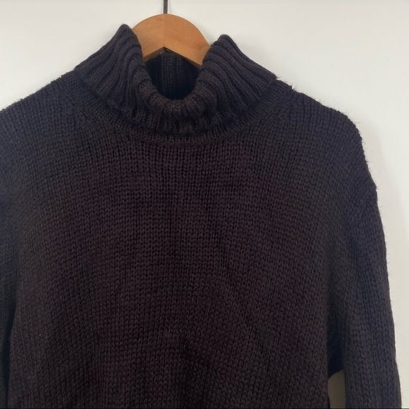 Wooden Ships || Heidi Side Zip Sweater Turtleneck Mohair Blend Purple X/S