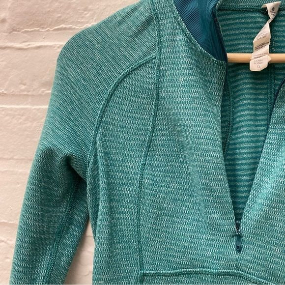 Lululemon || Runderful 1/2 Zip Pullover Long Sleeve Hunter Green Forage Teal 2