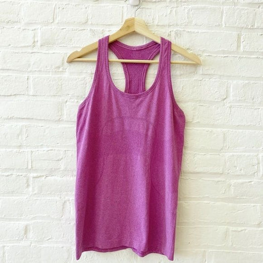 Lululemon || Swiftly Tech Racerback Tank Heathered Regal Plum Purple 8