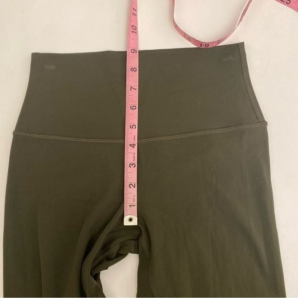 Lululemon || Align Pant 25" Nulu Dark Olive Green 4