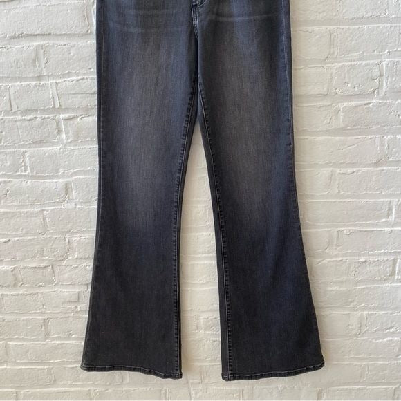 Joe's Jeans || Damiana The Molly High-Rise Flare Leg Jean Washed Black Gray 29