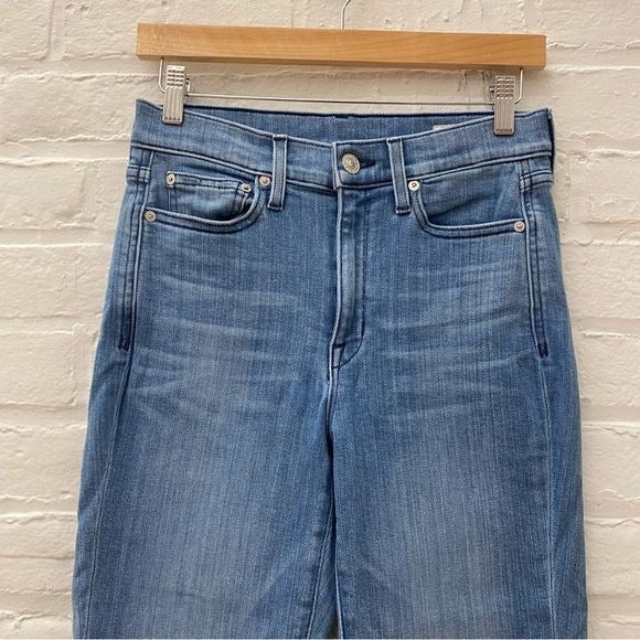 AYR || The Bomb Pop Straight Ankle Jeans Blue 27S Short Petite 27