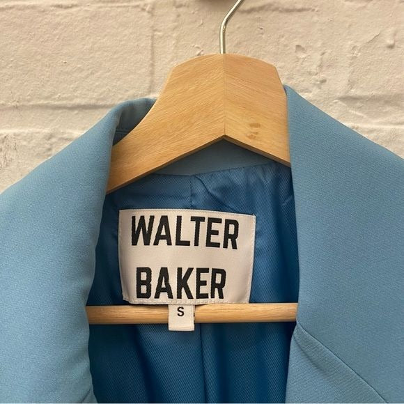 Walter Baker || Kira Oversized Blazer Notch Lapel Lake Blue Small