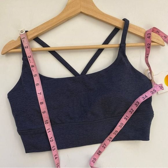 Vuori || Long Line Elevation Bra Midnight Heather Large NWT