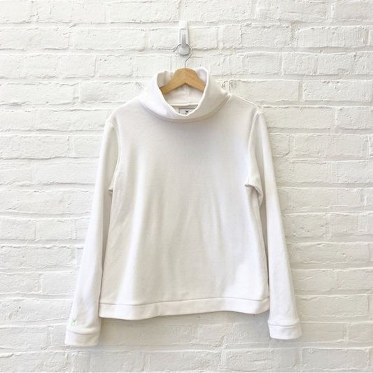 Tuckernuck || Dudley Stephens Park Slope Fleece Pullover Off White Large