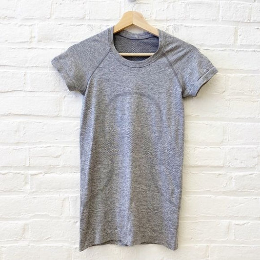 Lululemon || Swiftly Tech Short Sleeve Tee Top Heather Gray 4