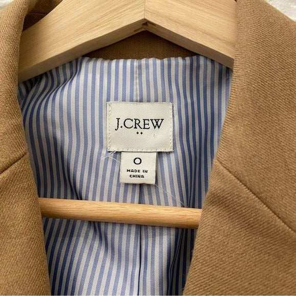 J.Crew || Original Schoolboy Blazer Camel Tan 0