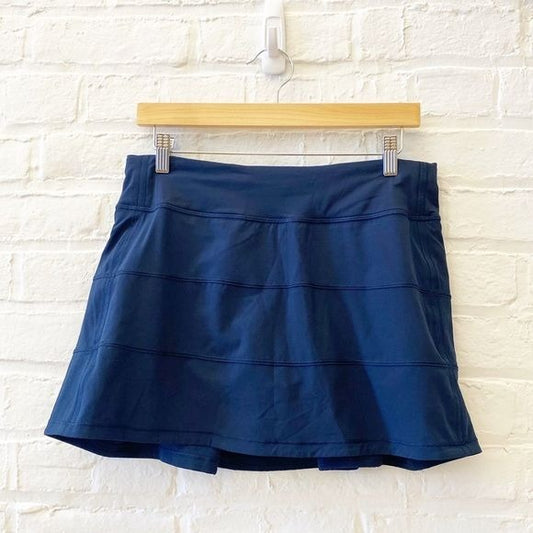 Lululemon || Pace Rival Skirt (Tall) 4 way Stretch 15” in True Navy Blue 8