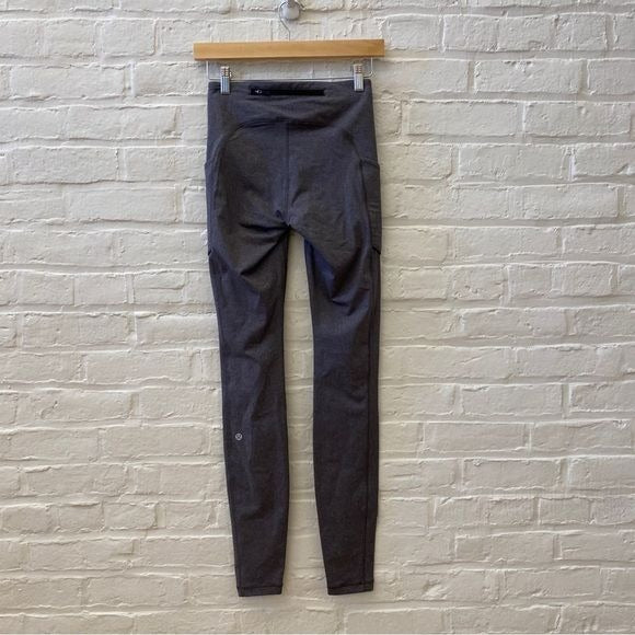 Lululemon || Speed Up Tight 31" in Heathered Black Gray 4 Tall