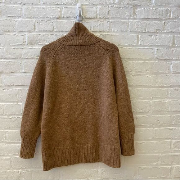 Aritzia || The Group by Babaton Elmira Turtleneck Alpaca Sweater Oatmeal Tan XS