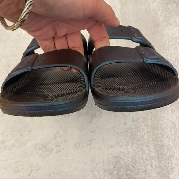 Freedom Moses || Metallic Navy Fancy Twilight Slides 40 / 41