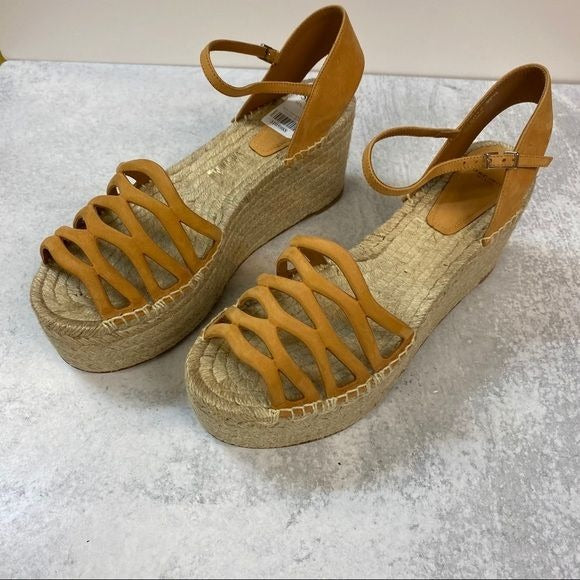 Giorgio Armani || Lattice Platform Espadrille 39.5