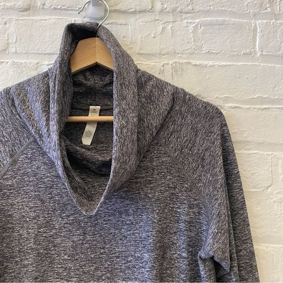 Lululemon || Make A Move Long Sleeve Funnel Neck Pullover Rulu Gray 10