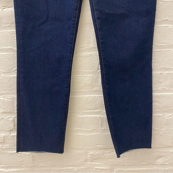 L’AGENCE || Sada High Rise Cropped Slim Skinny Jeans Dark Wash 28