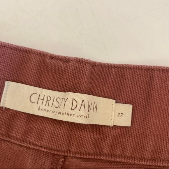 Christy Dawn || The Noah Pant High Rise Wide Leg Boysenberry Pink 27