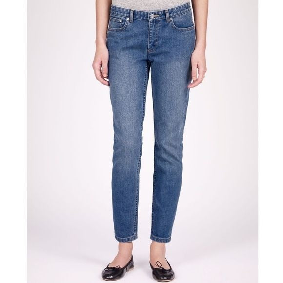 A.P.C. || Jean Moulant Blue Denim Ankle 27 APC