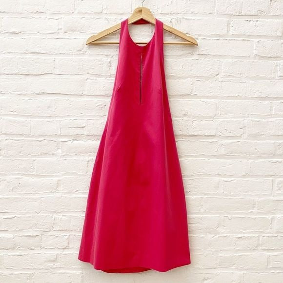 MaxMara || Keyhole Halter Dress A-line Backless Pink US 10