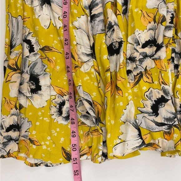 Ghost London || Luisa Floral Midi Dress in Patty Poppy Ditzy Yellow XS NWT