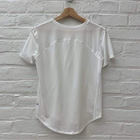 Lululemon || High-Neck Running and Training T-Shirt White 4?