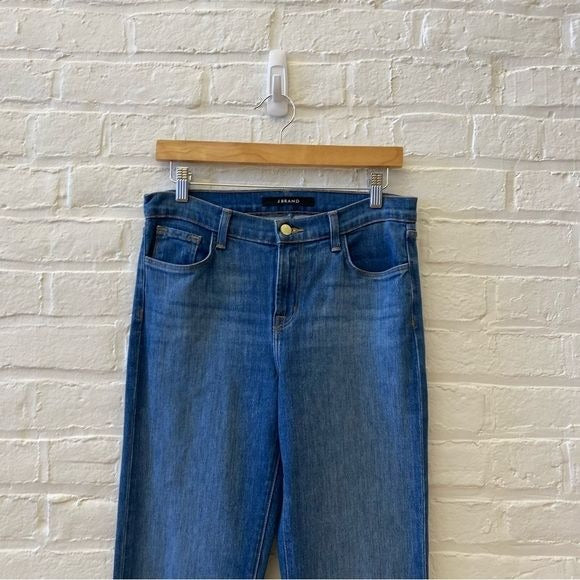 J Brand || Valentina High Rise Flare Jeans in Endeavor Blue 29