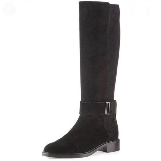 Aquatalia || Giada Suede Boots Black 7.5