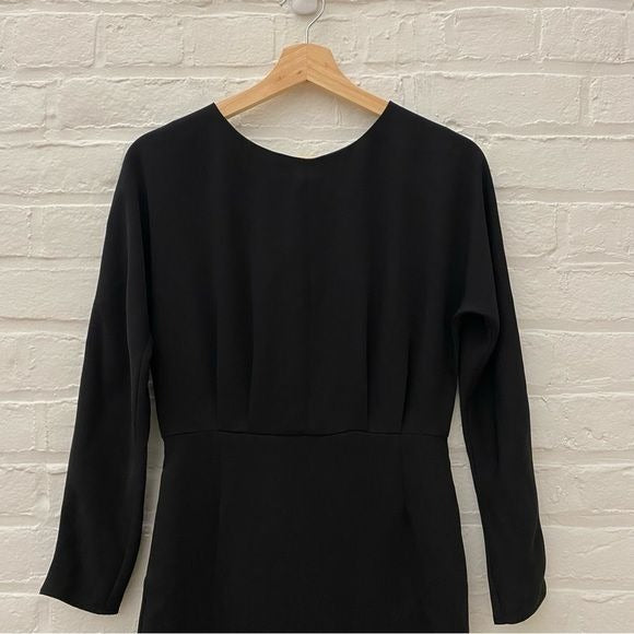 Aritzia || Babaton Samson Dress Black 0 Mini Keyhole