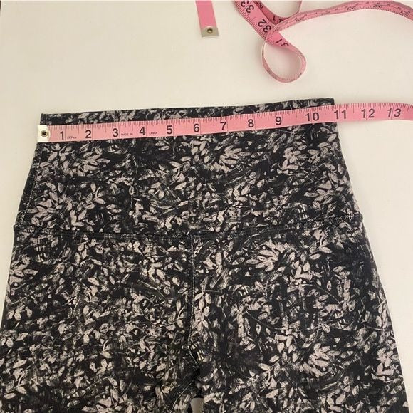 Lululemon || Align High-Rise Crop 21" Blossom Overlay Starlight Nulu Gray 4