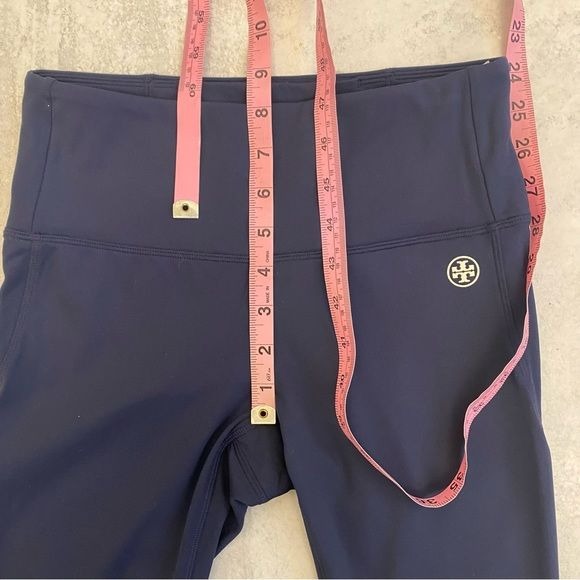 Tory Burch || Chevron Leggings Navy + White Small