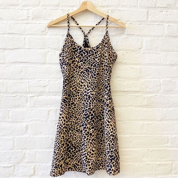 Outdoor Voices || The Exercise Dress Leopard Print Small