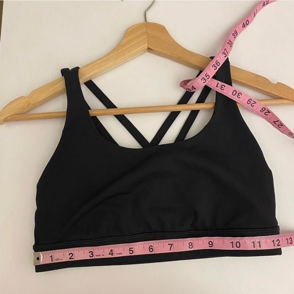 Lululemon || Energy Bra Medium Support B–D CupsSolid Black 6