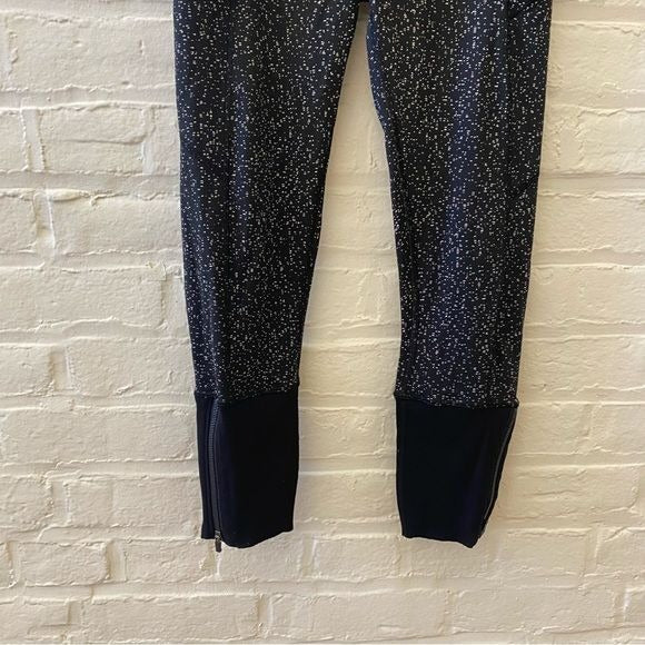 Lululemon || Rebel Runner Crop Magnetized Jacquard Black White Luxtreme 6