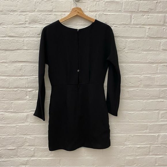 Aritzia || Babaton Samson Dress Black 0 Mini Keyhole