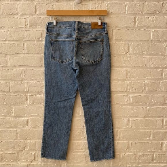 Madewell || Petite Mid-Rise Perfect Vintage Jean in Enmore Wash Blue 24P 24