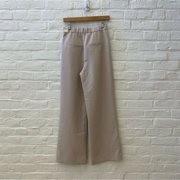 Abercrombie || Sloane Tailored Pant Pleated Trouser in Light Taupe 27 4 NWT