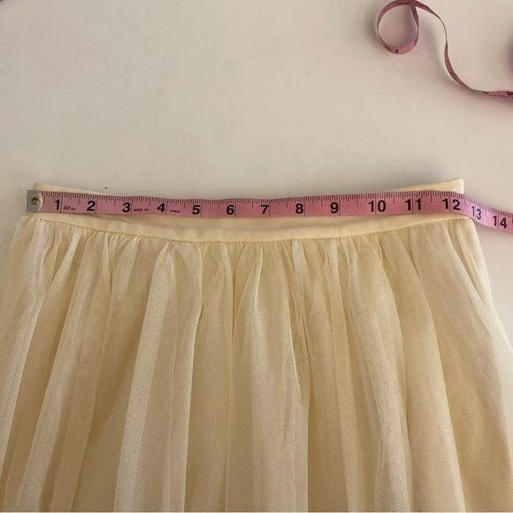 Morning Lavender || Anabelle Tulle Maxi Skirt Ivory Small NWT