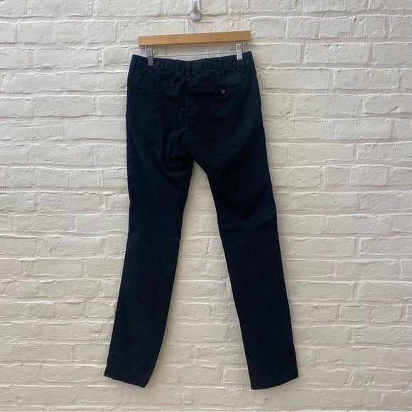 Acne || Gin Chino Pants Slacks in Deep Black 27