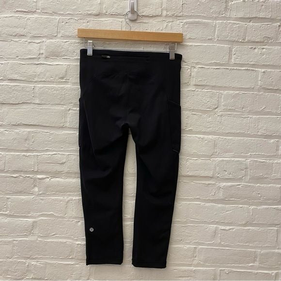 Lululemon || Speed Up Crop 21” Solid Black 6