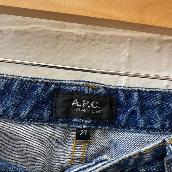 A.P.C. || Jean Moulant Blue Denim Ankle 27 APC