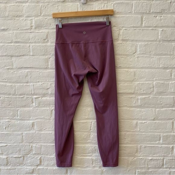 Lululemon || Wunder Under High-Rise 7/8 Tight Full-On Luxtreme Vintage Plum 6