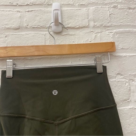 Lululemon || Align Pant 25" Nulu Dark Olive Green 4