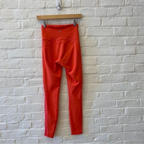 Lululemon || Mastered Motion High-Rise Tight 28" in Thermal Red Neon 6