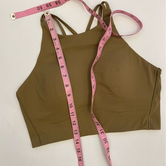 Lululemon || Like a Cloud Longline Bra Light Support, B/C Cup Bronze Green 12 ?