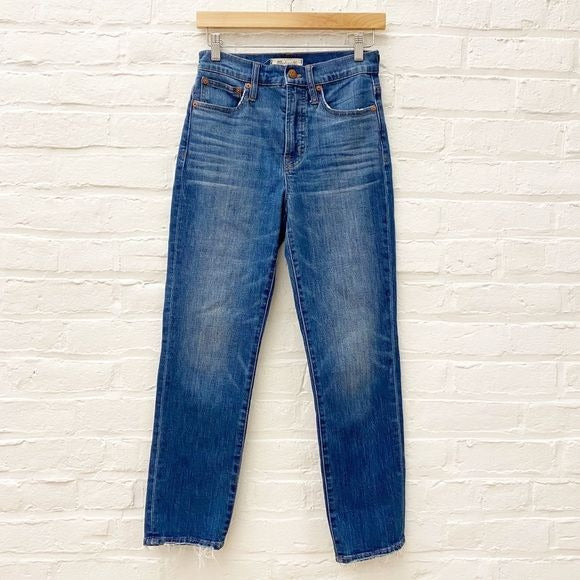 Madewell || The Perfect Vintage Crop Jean in Cassie Wash Blue 25