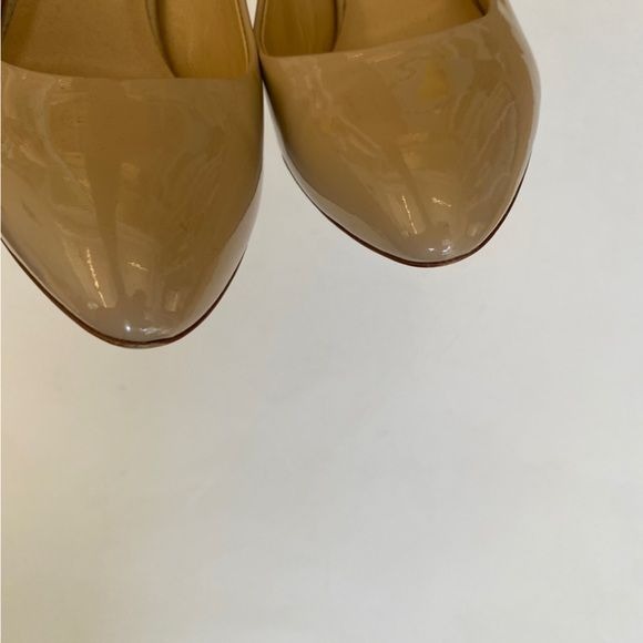 M. Gemi || The Lustro 90mm Warm Natural Patent Leather 37.5