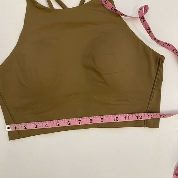 Lululemon || Like a Cloud Longline Bra Light Support, B/C Cup Bronze Green 12 ?