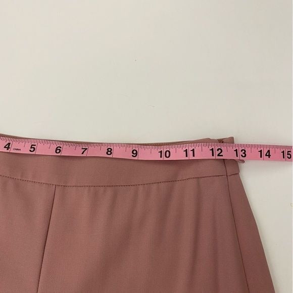 Rebecca Taylor || Spring Wide Leg Crop Trousers Pants Pink Mauve 00