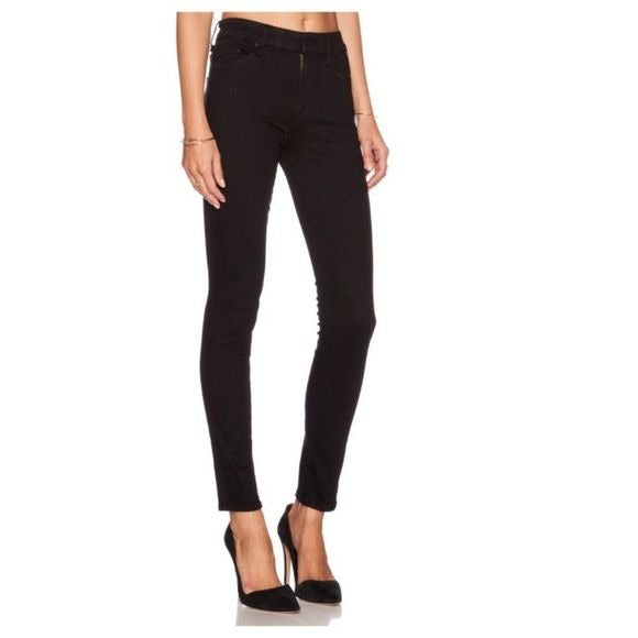 MOTHER || The Looker Jeans in Not Guilty Black 26